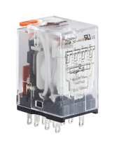 Compact blade-terminal relays with 4-pole configuration